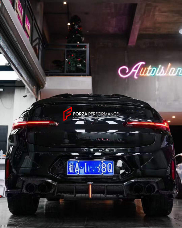AUTHENTIC KARBEL CARBON FIBER BODY KIT for BMW X4M F98 LCI 2019+  Set includes:  Front Lip Front Splitters Side Skirts Roof Spoiler Rear Spoiler Rear Diffuser