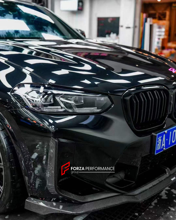 AUTHENTIC KARBEL CARBON FIBER BODY KIT for BMW X4M F98 LCI 2019+  Set includes:  Front Lip Front Splitters Side Skirts Roof Spoiler Rear Spoiler Rear Diffuser
