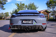 AUTHENTIC KARBEL CARBON REAR DIFFUSER for PORSCHE 718 BOXSTER CAYMAN 982 2016+

Set includes:

Rear Diffuser

Material: Carbon Fiber

Note: Professional installation is required.