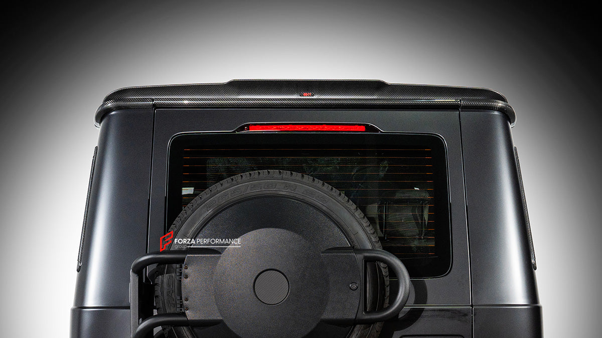 AUTHENTIC ROWEN CARBON BODY KIT for MERCEDES BENZ G CLASS AMG G63 W465 2024+

Set includes:

Front Lip

Front Bumper Air Vents Cover
Front Bumper Trims
Headlights Cover
Grille Cover
Turning Lights Cover
Hood Scoop
Roof Light
Roof Strip Trims
Door Window Frame
Side Mirrors Cover
Side Molding Trims
Door Panels
Fender Flares
Rear Spoiler
Rear Bumper Trims&nbsp;
Taillights Trims
Rear Diffuser

Material: Carbon Fiber
