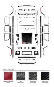 AUTHENTIC ROWEN CARBON BODY KIT for MERCEDES BENZ G CLASS AMG G63 W465 2024+

Set includes:

Front Lip

Front Bumper Air Vents Cover
Front Bumper Trims
Headlights Cover
Grille Cover
Turning Lights Cover
Hood Scoop
Roof Light
Roof Strip Trims
Door Window Frame
Side Mirrors Cover
Side Molding Trims
Door Panels
Fender Flares
Rear Spoiler
Rear Bumper Trims&nbsp;
Taillights Trims
Rear Diffuser

Material: Carbon Fiber