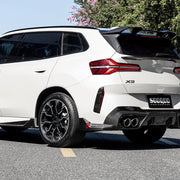 AUTHENTIC SOOQOO CARBON BODY KIT for BMW X3 G45 2025+
Set includes:

Front Lip
Side Skirts
Rear Roof Spoiler
Trunk Lip Spoiler
Rear Window Fins
Rear Bumper Trims
Rear Diffuser
Material: Prepreg Carbon

NOTE: Professional installation is required