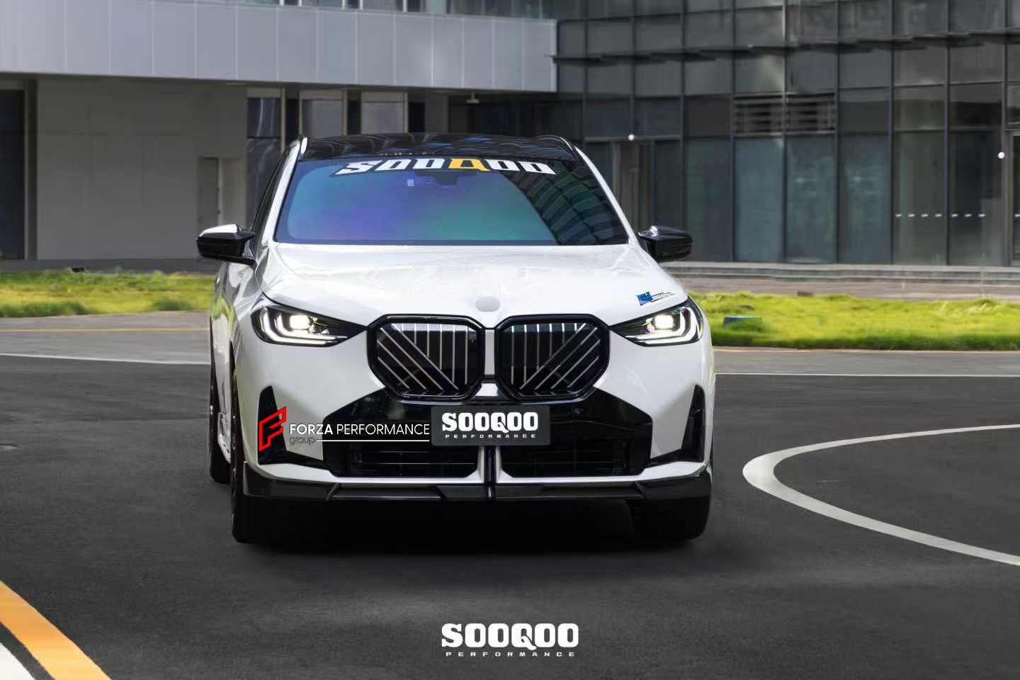 AUTHENTIC SOOQOO CARBON BODY KIT for BMW X3 G45 2025+
Set includes:

Front Lip
Side Skirts
Rear Roof Spoiler
Trunk Lip Spoiler
Rear Window Fins
Rear Bumper Trims
Rear Diffuser
Material: Prepreg Carbon

NOTE: Professional installation is required