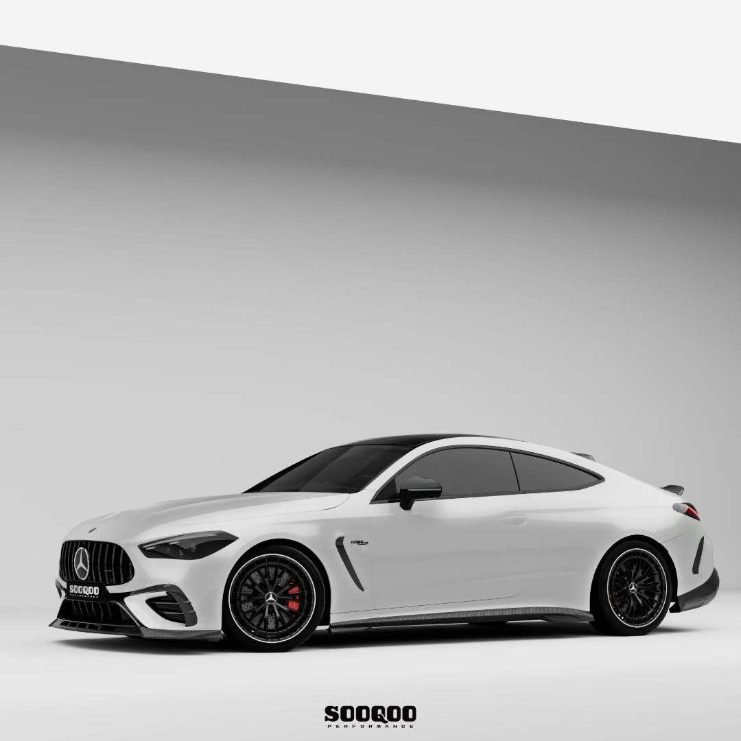 AUTHENTIC SOOQOO CARBON BODY KIT for MERCEDES-BENZ CLE53 AMG COUPE 2025+

Set includes:

Front Lip
Front Bumper Trims
Front Fender Trims
Side Mirror Covers&nbsp;
Side Skirts
Roof Spoiler
Rear Spoiler
Rear Bumper Trims
Rear Diffuser

Material: Carbon Fiber

NOTE: Professional installation is required

Why “Contact Us for Pricing”?

We don’t display fixed prices because our goal is to offer you the most competitive deal possible. Product costs often decrease over time, and by requesting a quote, you’ll receiv