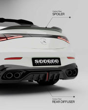 AUTHENTIC SOOQOO CARBON BODY KIT for MERCEDES-BENZ CLE53 AMG COUPE 2025+

Set includes:

Front Lip
Front Bumper Trims
Front Fender Trims
Side Mirror Covers&nbsp;
Side Skirts
Roof Spoiler
Rear Spoiler
Rear Bumper Trims
Rear Diffuser

Material: Carbon Fiber

NOTE: Professional installation is required

Why “Contact Us for Pricing”?

We don’t display fixed prices because our goal is to offer you the most competitive deal possible. Product costs often decrease over time, and by requesting a quote, you’ll receiv