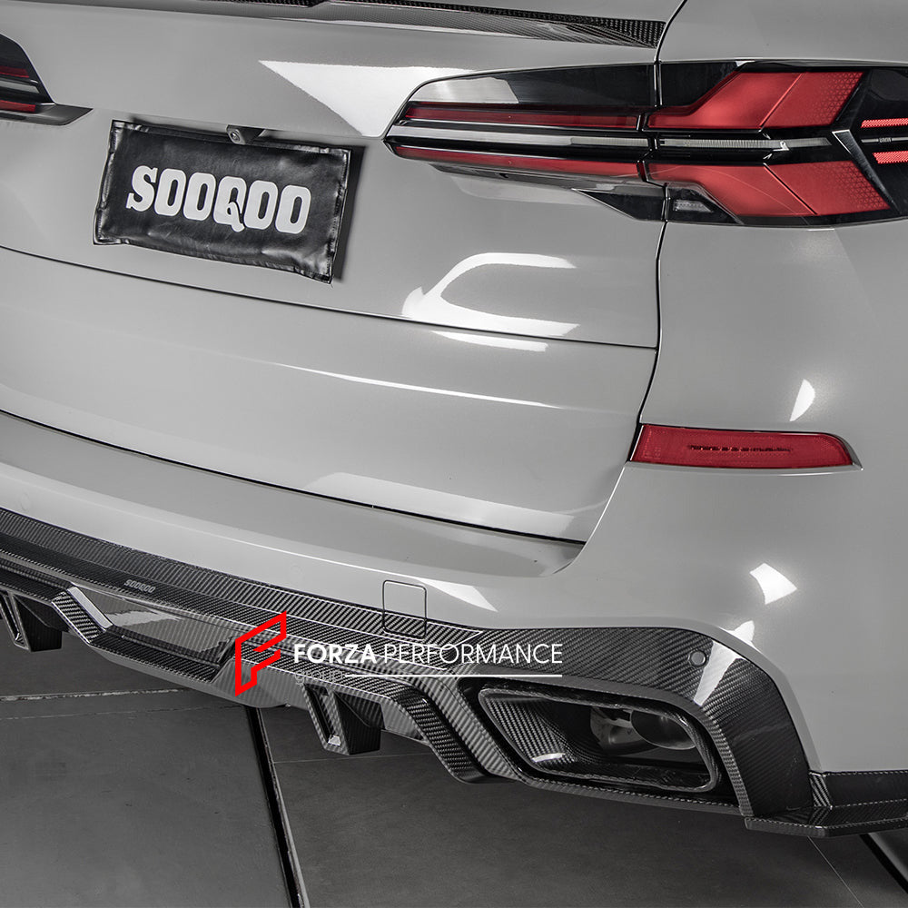 AUTHENTIC SOOQOO CARBON EXHAUST TIPS for BMW X5 G05 2019+

Set includes:

Exhaust Tips

Material: Carbon

Note: Professional installation is required