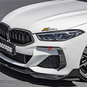 AUTHENTIC SOOQOO CARBON FRONT BUMPER CANARDS for BMW 8 SERIES G14 G15 G16 2018+

Set includes:


Front Bumper Canards

Material: Carbon

Note: Professional installation is required.