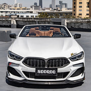 AUTHENTIC SOOQOO CARBON FRONT BUMPER CANARDS for BMW 8 SERIES G14 G15 G16 2018+

Set includes:


Front Bumper Canards

Material: Carbon

Note: Professional installation is required.