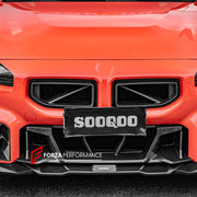 AUTHENTIC SOOQOO CARBON FRONT BUMPER CENTER TRIM for BMW M2 G87 2023+

Set includes:

Front Bumper Center Trim

Material: Carbon

Note: Professional installation is required