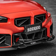 AUTHENTIC SOOQOO CARBON FRONT BUMPER CENTER TRIM for BMW M2 G87 2023+

Set includes:

Front Bumper Center Trim

Material: Carbon

Note: Professional installation is required