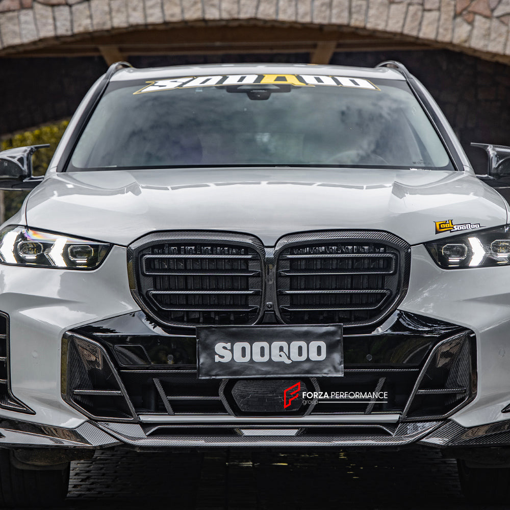 AUTHENTIC SOOQOO CARBON FRONT BUMPER CENTER TRIM for BMW X5 G05 LCI 2024+

Set includes:

Front Bumper Center Trim

Material: Carbon

Note: Professional installation is required
