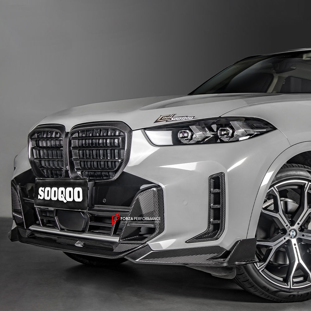 AUTHENTIC SOOQOO CARBON FRONT BUMPER CENTER TRIM for BMW X5 G05 LCI 2024+

Set includes:

Front Bumper Center Trim

Material: Carbon

Note: Professional installation is required
