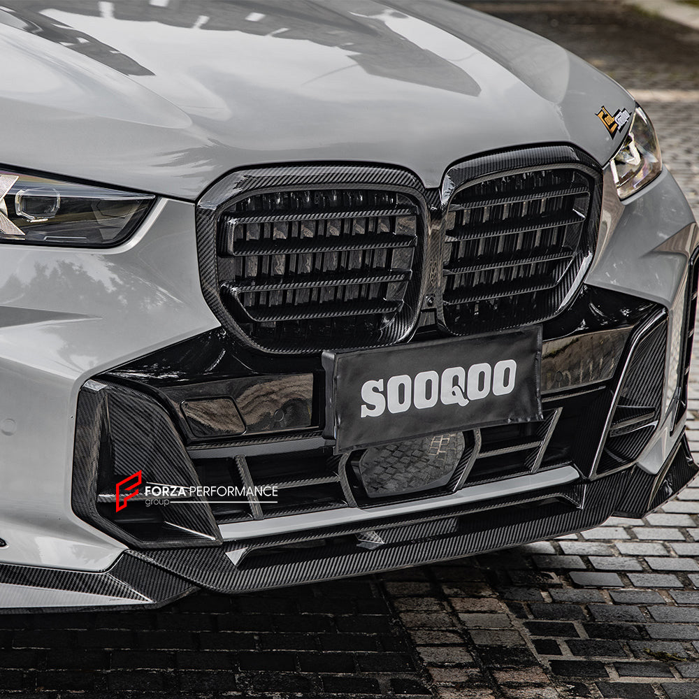 AUTHENTIC SOOQOO CARBON FRONT BUMPER CENTER TRIM for BMW X5 G05 LCI 2024+

Set includes:

Front Bumper Center Trim

Material: Carbon

Note: Professional installation is required

