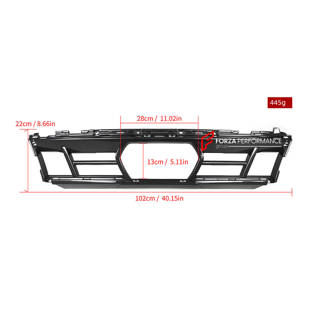 AUTHENTIC SOOQOO CARBON FRONT BUMPER CENTER TRIM for BMW X5 G05 LCI 2024+

Set includes:

Front Bumper Center Trim

Material: Carbon

Note: Professional installation is required
