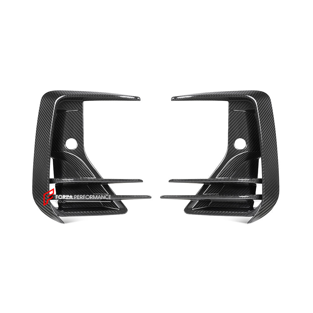 AUTHENTIC SOOQOO CARBON FRONT BUMPER VENT TRIMS for BMW X3 G01 LCI 2022-2024 X4 G02 LCI 2022+ iX3 G08 LCI 2022+

Set includes:

Front Bumper Vent Trims

Material: Carbon

Note: Professional installation is required