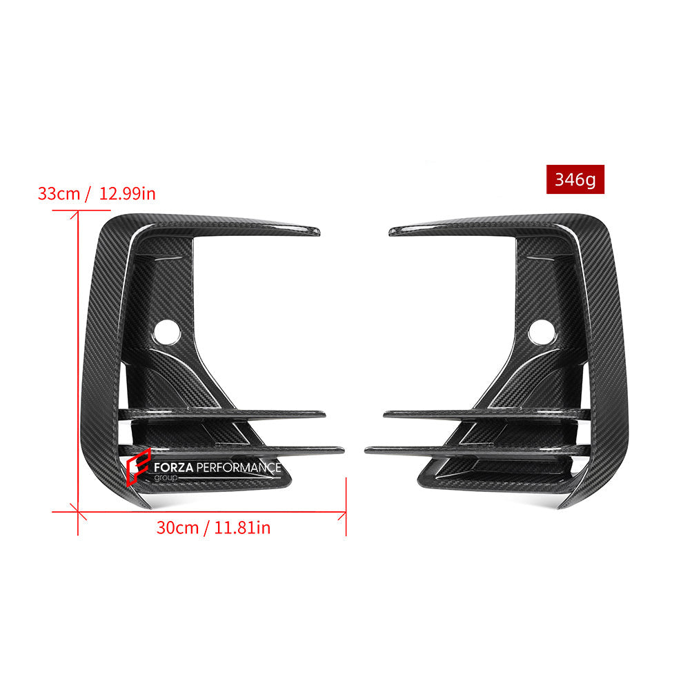 AUTHENTIC SOOQOO CARBON FRONT BUMPER VENT TRIMS for BMW X3 G01 LCI 2022-2024 X4 G02 LCI 2022+ iX3 G08 LCI 2022+

Set includes:

Front Bumper Vent Trims

Material: Carbon

Note: Professional installation is required