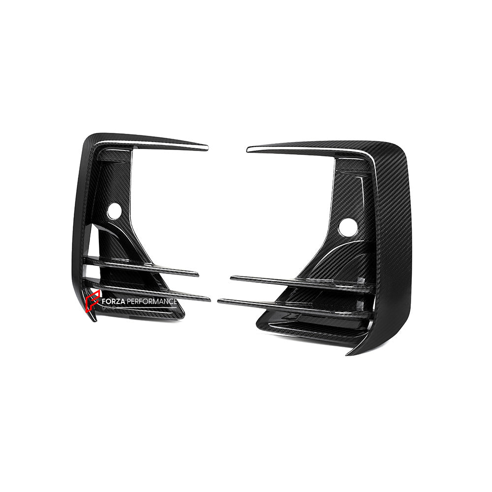 AUTHENTIC SOOQOO CARBON FRONT BUMPER VENT TRIMS for BMW X3 G01 LCI 2022-2024 X4 G02 LCI 2022+ iX3 G08 LCI 2022+

Set includes:

Front Bumper Vent Trims

Material: Carbon

Note: Professional installation is required