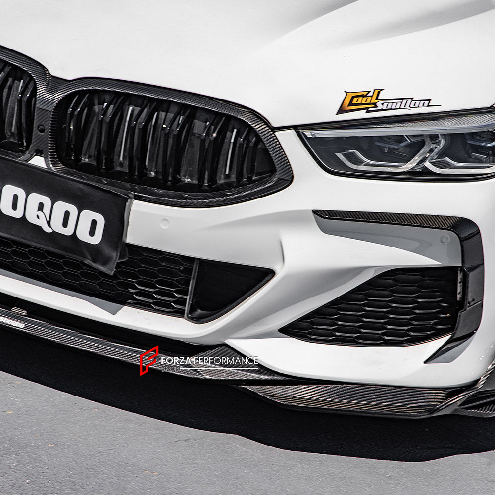 AUTHENTIC SOOQOO CARBON FRONT LIP for BMW 8 SERIES G14 G15 G16 2018+