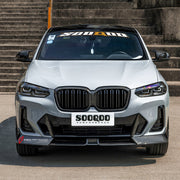 AUTHENTIC SOOQOO CARBON FRONT LIP for BMW X3 G01 LCI 2022-2023 BMW X4 G02 LCI 2022+

Set includes:

Front Lip

Material: Prepreg Carbon

Note: Professional installation is required