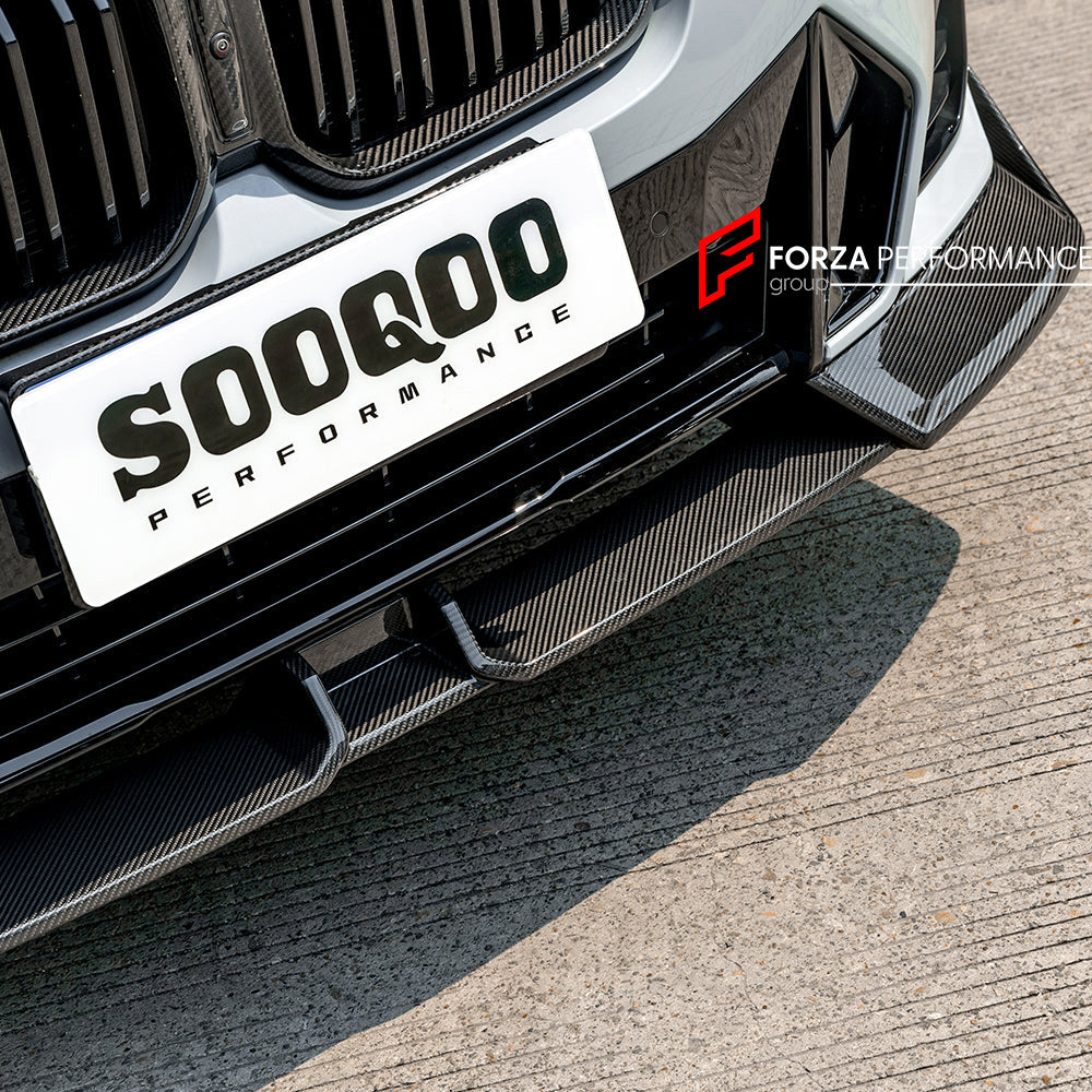 AUTHENTIC SOOQOO CARBON FRONT LIP for BMW X3 G01 LCI 2022-2023 BMW X4 G02 LCI 2022+

Set includes:

Front Lip

Material: Prepreg Carbon

Note: Professional installation is required