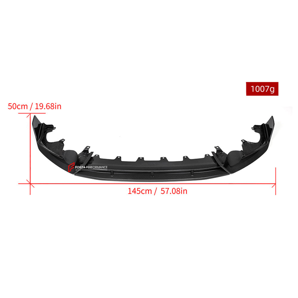 AUTHENTIC SOOQOO CARBON FRONT LIP for BMW X3 G01 LCI 2022-2023 BMW X4 G02 LCI 2022+

Set includes:

Front Lip

Material: Prepreg Carbon

Note: Professional installation is required