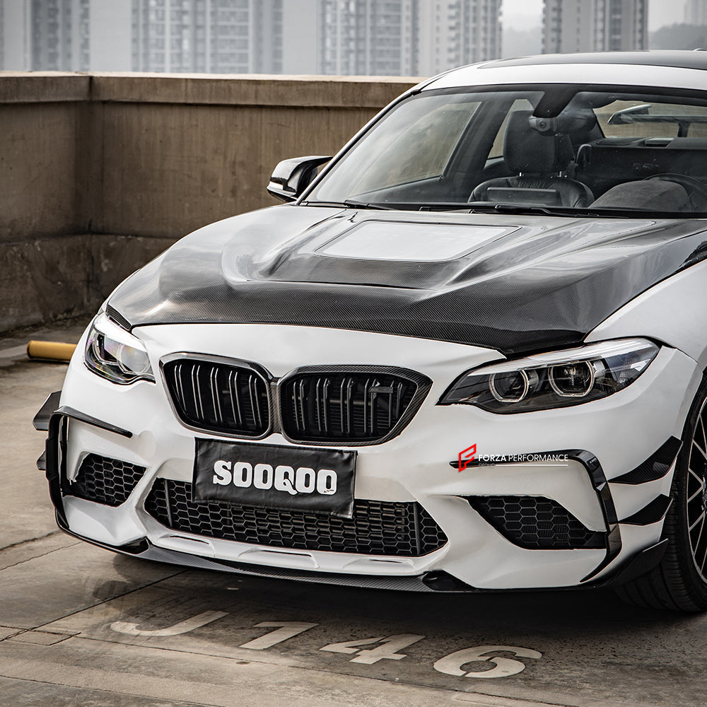 AUTHENTIC SOOQOO CARBON FRONT BUMPER CANARDS for BMW M2 F87 2015 - 2021

Set includes:

Front Bumper Canards

Material: Carbon

NOTE: Professional installation is required

Contact us for pricing.

Why “Contact Us for Pricing”?

We don’t display fixed prices because our goal is to offer you the most competitive deal possible. Product costs often decrease over time, and by requesting a quote, you’ll receive our most up-to-date price on market.
