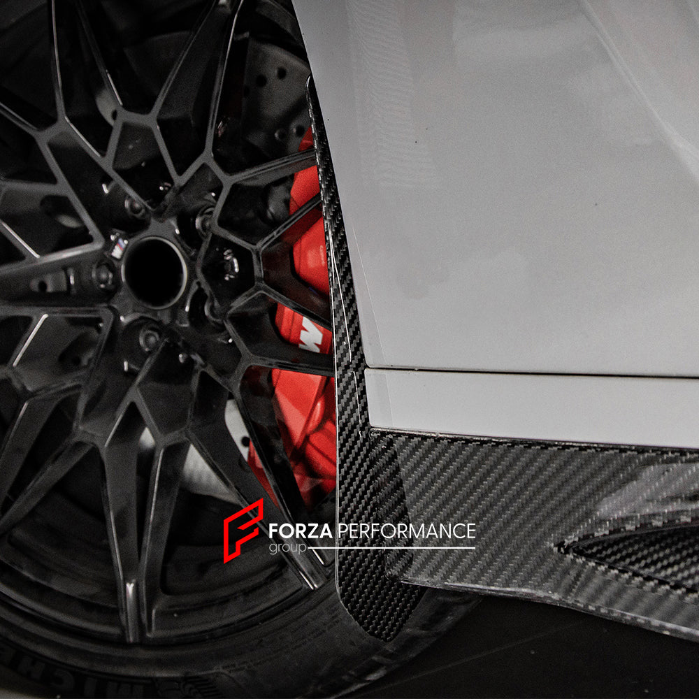 AUTHENTIC SOOQOO CARBON MUD FLAPS for BMW M3 G80 G81 2020+ M4 G82 G83 2021+

Set includes:

Mud Flaps

Material: Carbon

Note: Professional installation is required.