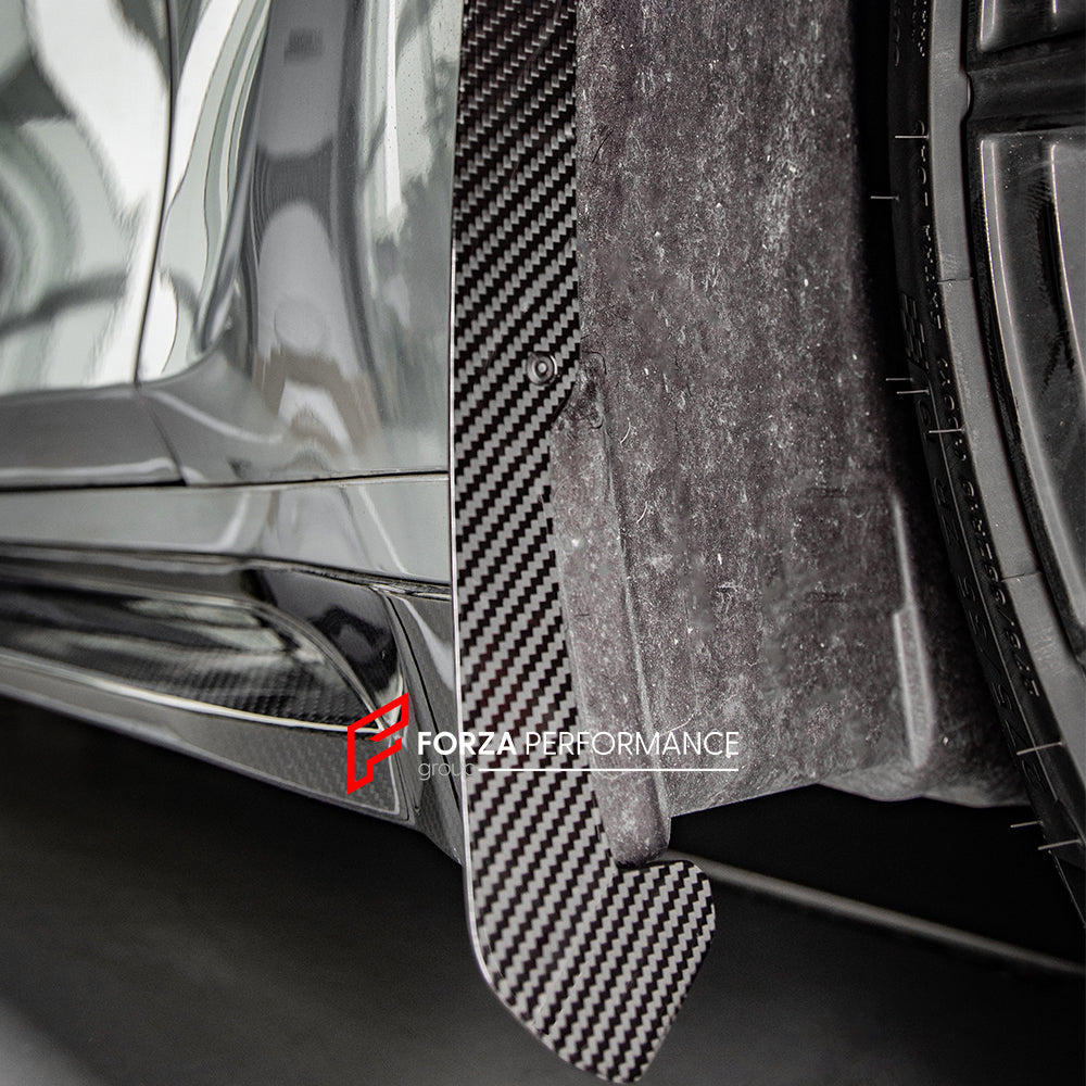 AUTHENTIC SOOQOO CARBON MUD FLAPS for BMW M3 G80 G81 2020+ M4 G82 G83 2021+

Set includes:

Mud Flaps

Material: Carbon

Note: Professional installation is required.