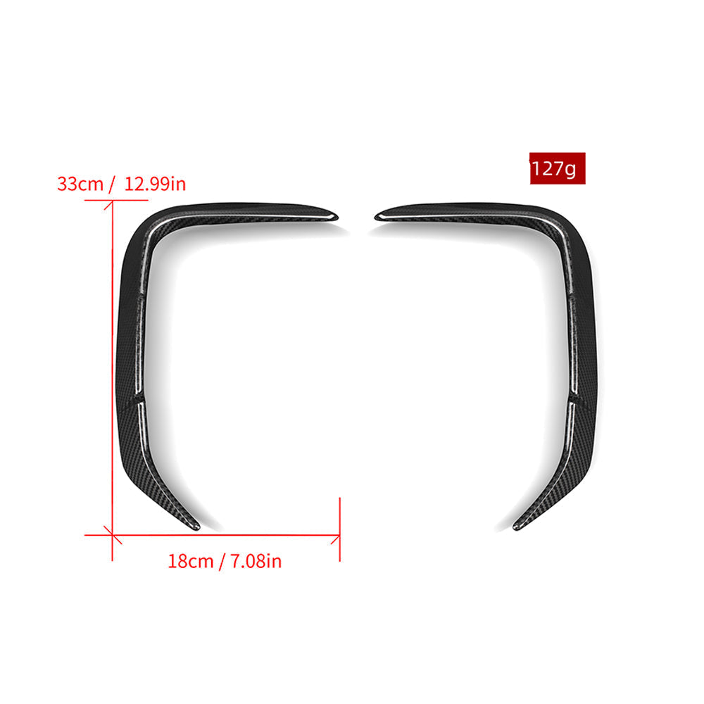 AUTHENTIC SOOQOO CARBON REAR BUMPER CANARDS for BMW X3M F97 LCI 2022+

Set includes:

Rear Bumper Canards

Material: Carbon

Note: Professional installation is required
