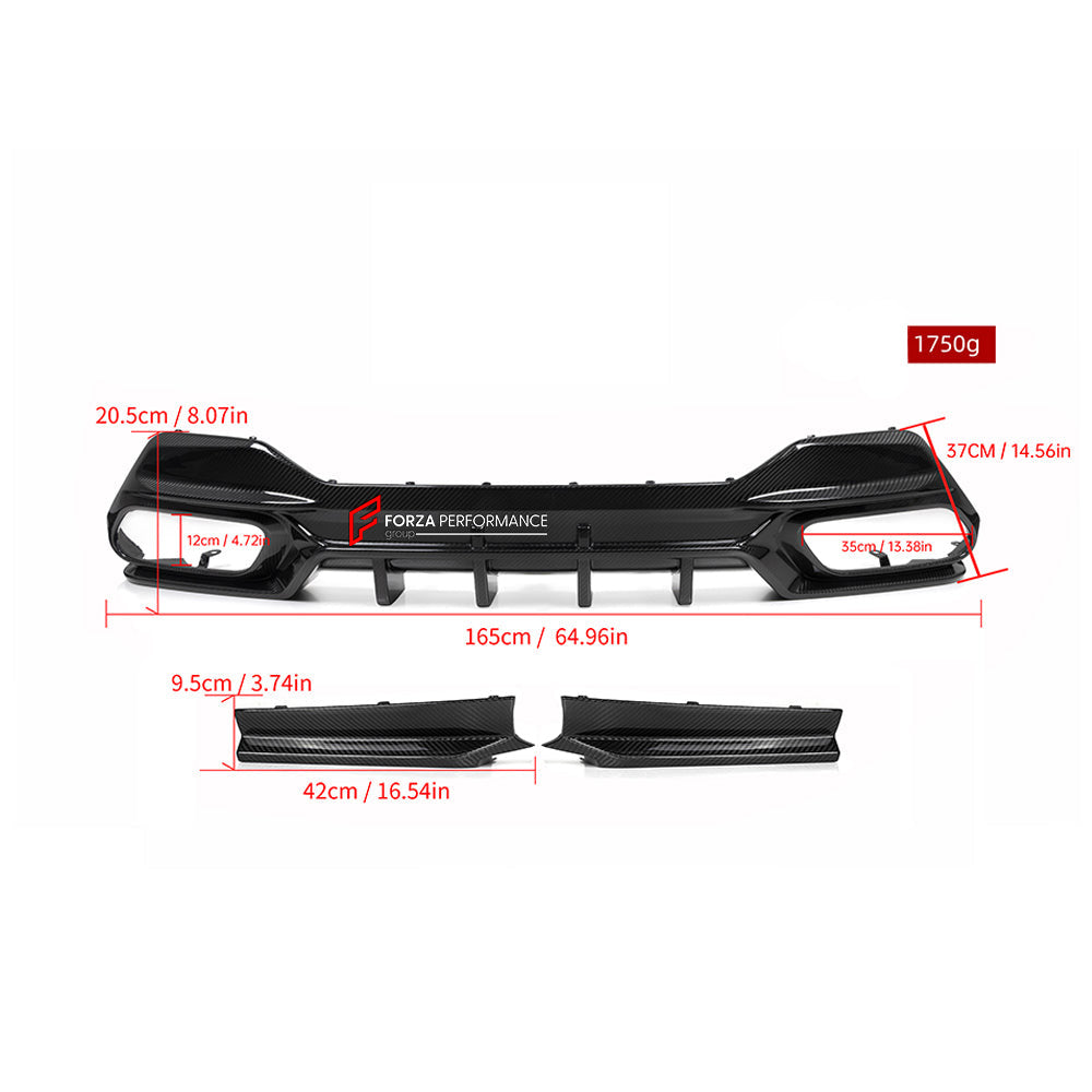 AUTHENTIC SOOQOO CARBON REAR DIFFUSER for BMW 8 SERIES G14 G15 CONVERTIBLE CABRIOLET CABRIO 2018+

Set includes:


Front Lip
Front Grille
Front Canards
Rearview Mirror
Side Skirts
Rear Diffuser
Rear Canards
Rear Wing Spoiler

Material:&nbsp;Carbon&nbsp;