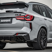 AUTHENTIC SOOQOO CARBON REAR DIFFUSER for BMW X3M F97 LCI 2022+

Set includes:

Rear Diffuser

Material: Carbon

Note: Professional installation is required