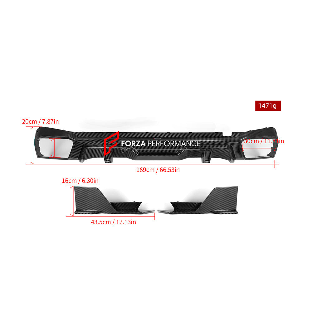 AUTHENTIC SOOQOO CARBON REAR DIFFUSER for BMW X5 G05 2019+

Set includes:

Rear Diffuser

Material: Carbon

Note: Professional installation is required