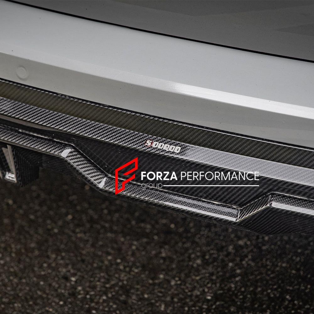AUTHENTIC SOOQOO CARBON REAR DIFFUSER for BMW X5 G05 2019+

Set includes:

Rear Diffuser

Material: Carbon

Note: Professional installation is required