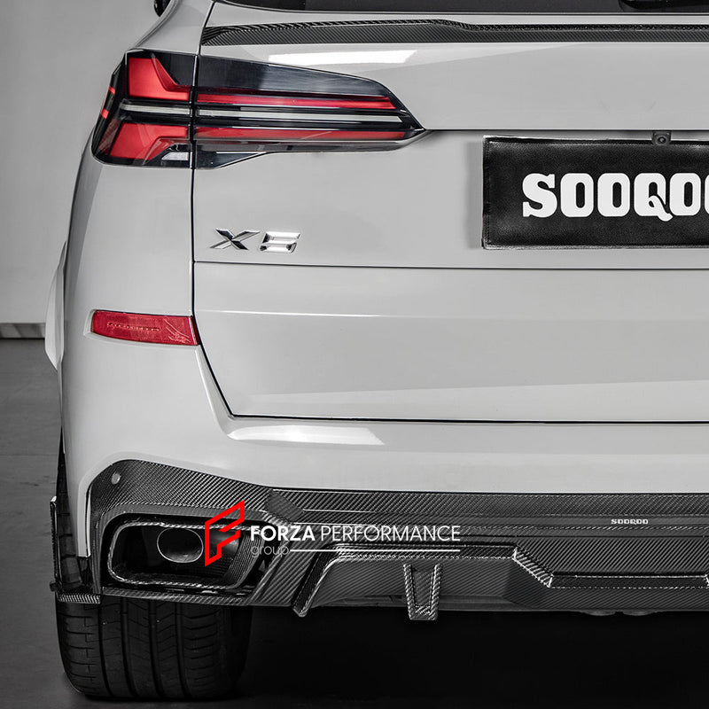 AUTHENTIC SOOQOO CARBON REAR DIFFUSER for BMW X5 G05 2019+