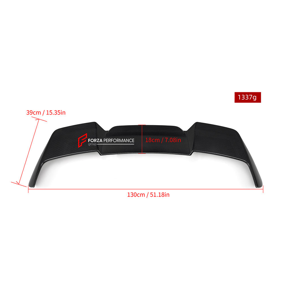 AUTHENTIC SOOQOO CARBON ROOF SPOILER for BMW X5 G05 2019+

Set includes:

Roof Spoiler

Material: Prepreg Carbon

Note: Professional installation is required

