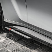 AUTHENTIC SOOQOO CARBON SIDE SKIRTS for BMW M3 G80 G81 2020+

Set includes:

Side Skirts

Material: Carbon

Note: Professional installation is required.
