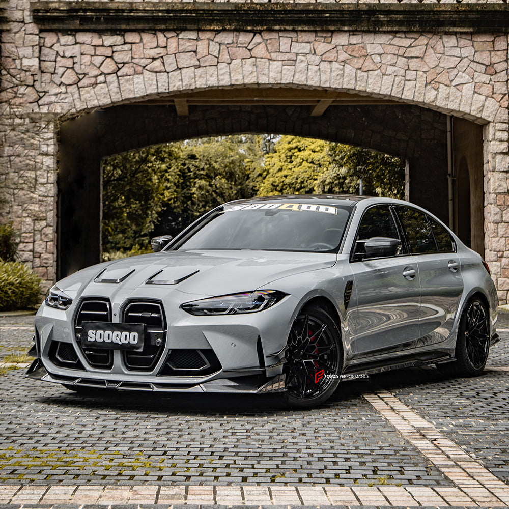 AUTHENTIC SOOQOO CARBON SIDE SKIRTS for BMW M3 G80 G81 2020+

Set includes:

Side Skirts

Material: Carbon

Note: Professional installation is required.