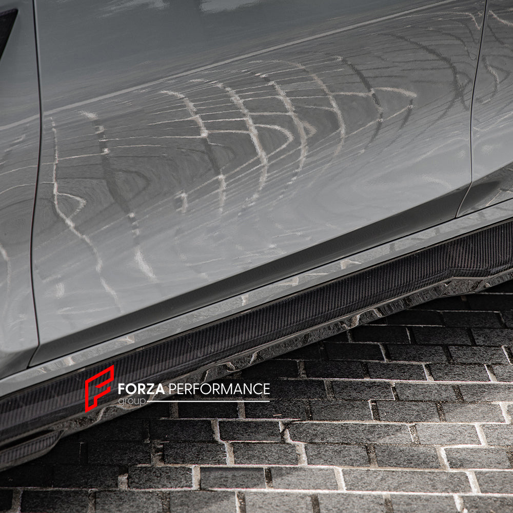 AUTHENTIC SOOQOO CARBON SIDE SKIRTS for BMW M3 G80 G81 2020+

Set includes:

Side Skirts

Material: Carbon

Note: Professional installation is required.