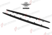AUTHENTIC SOOQOO CARBON SIDE SKIRTS for BMW M5 F90 2017 - 2023 Forza Performance custom fit buy MP Style