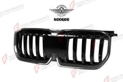 AUTHENTIC SOOQOO CARBON SINGLE SLAT FRONT GRILLE for BMW X1 U11 U12 2022+ Forza Performance custom fit buy OEM Style