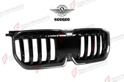 AUTHENTIC SOOQOO CARBON SINGLE SLAT FRONT GRILLE for BMW X1 U11 U12 2022+ Forza Performance custom fit buy OEM Style