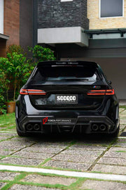 AUTHENTIC SOOQOO DRY CARBON BODY KIT for BMW M5 G99 2025+

Set includes:

Front Lip
Front Bumper Center Trim
Front Bumper Canards
Side Skirts
Roof Spoiler
Rear Diffuser

Material:Dry Carbon

NOTE: Professional installation is required

Payment ►
Visa
Mastercard
PayPal with a credit card (add 4.4% at checkout)
Payoneer
Cryptocurrency
Shipment ►
By express DHL/UPS/TNT/FedEx
To the local international airport
Special line by air
Special line by the sea
To Europe and the UK by train

Please let us know which sh
