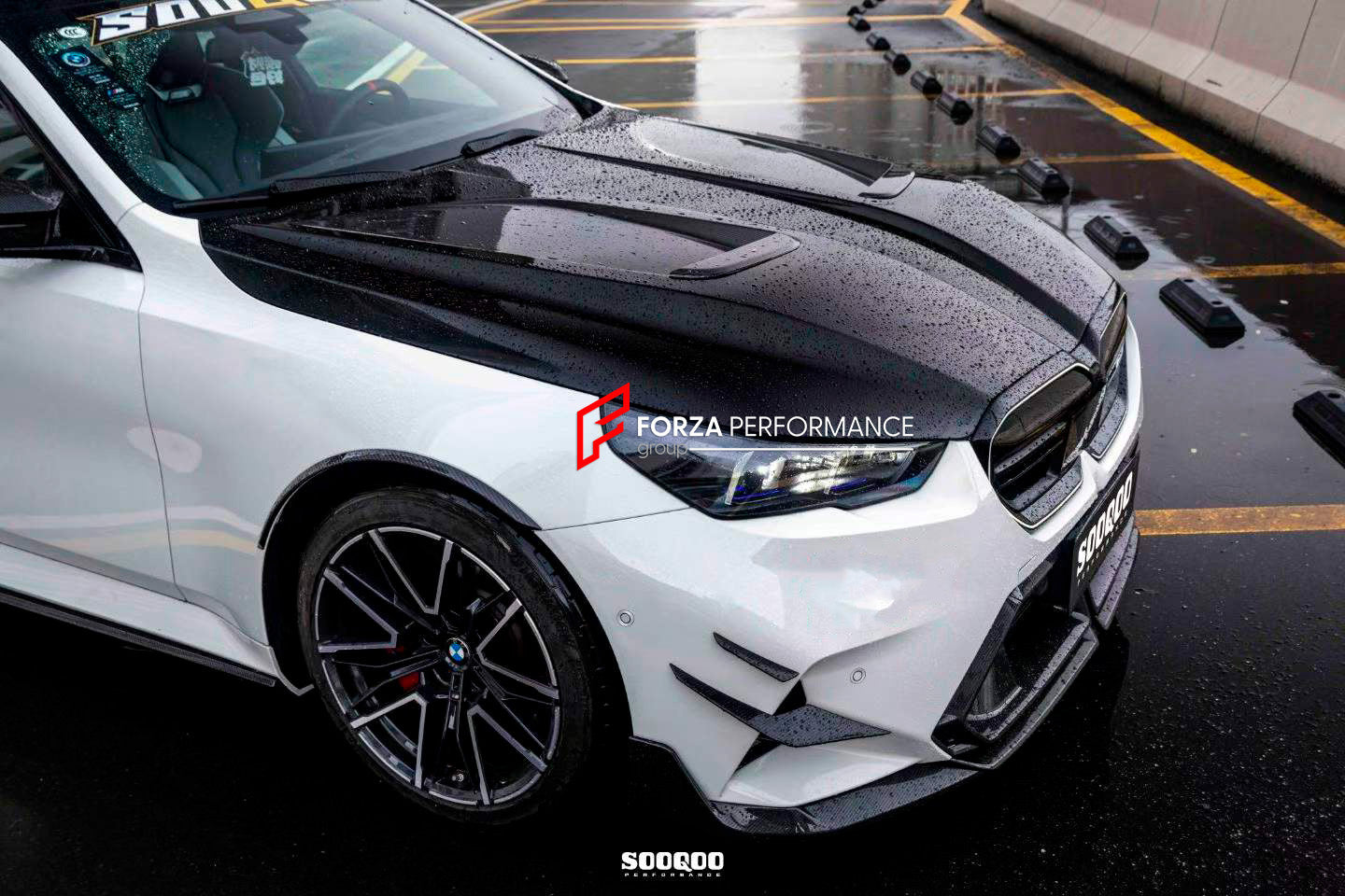 AUTHENTIC SOOQOO DRY CARBON FIBER BODY KIT for BMW M5 G90

Set includes:

Front Lip
Front Bumper Center Trim
Front Bumper Canards
Front Grille
Hood Bonnet
Fender Flares
Side Skirts
Roof Spoiler
Trunk Spoiler
Reflective Strip Cover Trims
Rear Diffuser

Rear Spoiler

Material: Dry Carbon

NOTE: Professional installation is required

Payment ►
Visa
Mastercard
PayPal with a credit card (add 4.4% at checkout)
Payoneer
Cryptocurrency
Shipment ►
By express DHL/UPS/TNT/FedEx
To the local international airport
Speci
