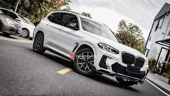 AUTHENTIC SOOQOO DRY CARBON BODY KIT FOR BMW X3 G01 LCI 2021+ iX-3 G08 2022+

Set includes:

Front Lip
Front Grille
Front Lights
Side Air Vent
Side Skirts
Charging Cover (for BMW iX-3)
Mirror Covers
Rear Diffuser

Rear Canards
Rear Roof Spoiler
Rear Middle Spoiler

Material: Dry Carbon

NOTE: Professional installation is required


Payment ►
Visa

Mastercard

PayPal with a credit card (add 4.4% at checkout)
Payoneer
Cryptocurrency
Shipment ►
By express DHL/UPS/TNT/FedEx
To the local international airport
Sp