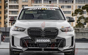 AUTHENTIC SOOQOO DRY CARBON BODY KIT for BMW X5 G05 LCI 2023+ FORZA PERFORMANCE custom fit

Set includes:
Front Bumper Lower Grille
Side Skirts
Rear Diffuser
Rear Bumper Side Splitters

Material: Dry Carbon

NOTE: Professional installation is required.