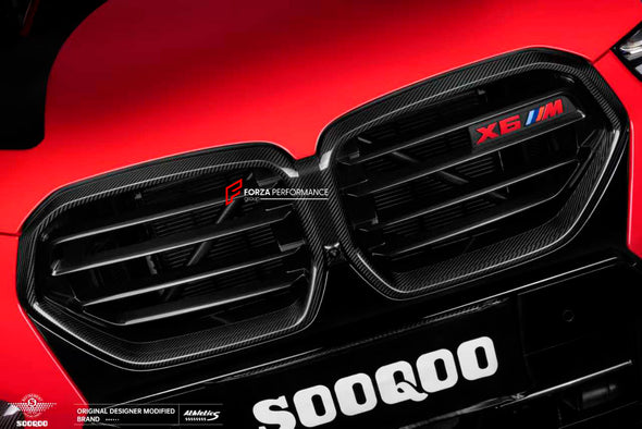 AUTHENTIC SOOQOO DRY CARBON BODY KIT for BMW X6M F96 LCI 2023+



Set includes:

Front Lip
Front Vent Covers
Side Moldings

Rear Spoiler
Rear Bumper Canards
Rear Diffuser

Material: Carbon Fiber


Note: Professional installation is required.
Keywords ►

dry carbon body kit, BMW X6M F96 LCI, carbon fiber aero kit, BMW X6M carbon upgrade, F96 LCI body kit, performance aerodynamic kit, carbon exterior upgrade, BMW X6M tuning, lightweight carbon kit, X6M F96 styling, carbon front lip, rear diffuser X6M, side sk