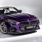 AUTHENTIC SOOQOO DRY CARBON BODY KIT for BMW Z4 G29 2019+
Set includes:

Front Lip
Front Kidney Grilles
Mirror Caps
Side Skirts
Rear Diffuser
Rear Bumper Inserts
Trunk Spoiler
Material: Dry Carbon (Prepreg Carbon Fiber)

NOTE: Professional installation is required.