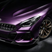 AUTHENTIC SOOQOO DRY CARBON BODY KIT for BMW Z4 G29 2019+
Set includes:

Front Lip
Front Kidney Grilles
Mirror Caps
Side Skirts
Rear Diffuser
Rear Bumper Inserts
Trunk Spoiler
Material: Dry Carbon (Prepreg Carbon Fiber)

NOTE: Professional installation is required.