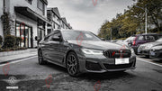 AUTHENTIC SOOQOO DRY CARBON DUAL SLAT FRONT GRILLE for BMW M5 F90 LCI 2021 - 2023 Forza Performance custom fit buy OEM Style