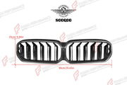 AUTHENTIC SOOQOO DRY CARBON DUAL SLAT FRONT GRILLE for BMW M5 F90 LCI 2021 - 2023 Forza Performance custom fit buy OEM Style